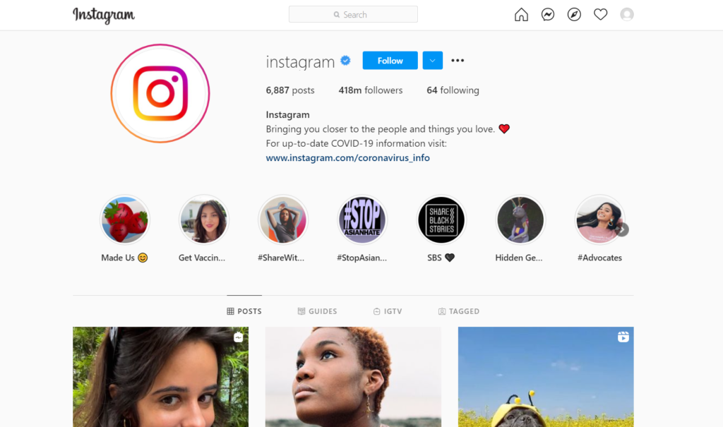 setup Instagram Highlights for business account
